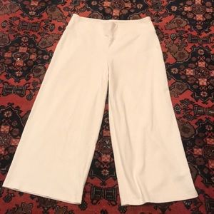 Eileen Fisher Cropped Wide Leg Ponte Pants M/M